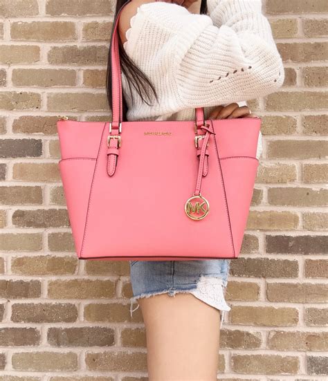 michael kors scarlett large tote|Michael Kors saffiano tote bag.